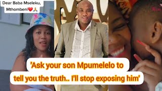 Queen Lolly Sends Musa Mseleku A Message After He Sued Her For Leaking Mpumelelo S Tlof Pics N Vids