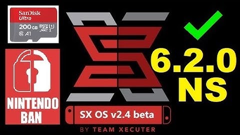 SX OS 2.4 Compatível versão Nintendo 6.2.0 Nova emuNand Demonstração Completa Team Xecuter