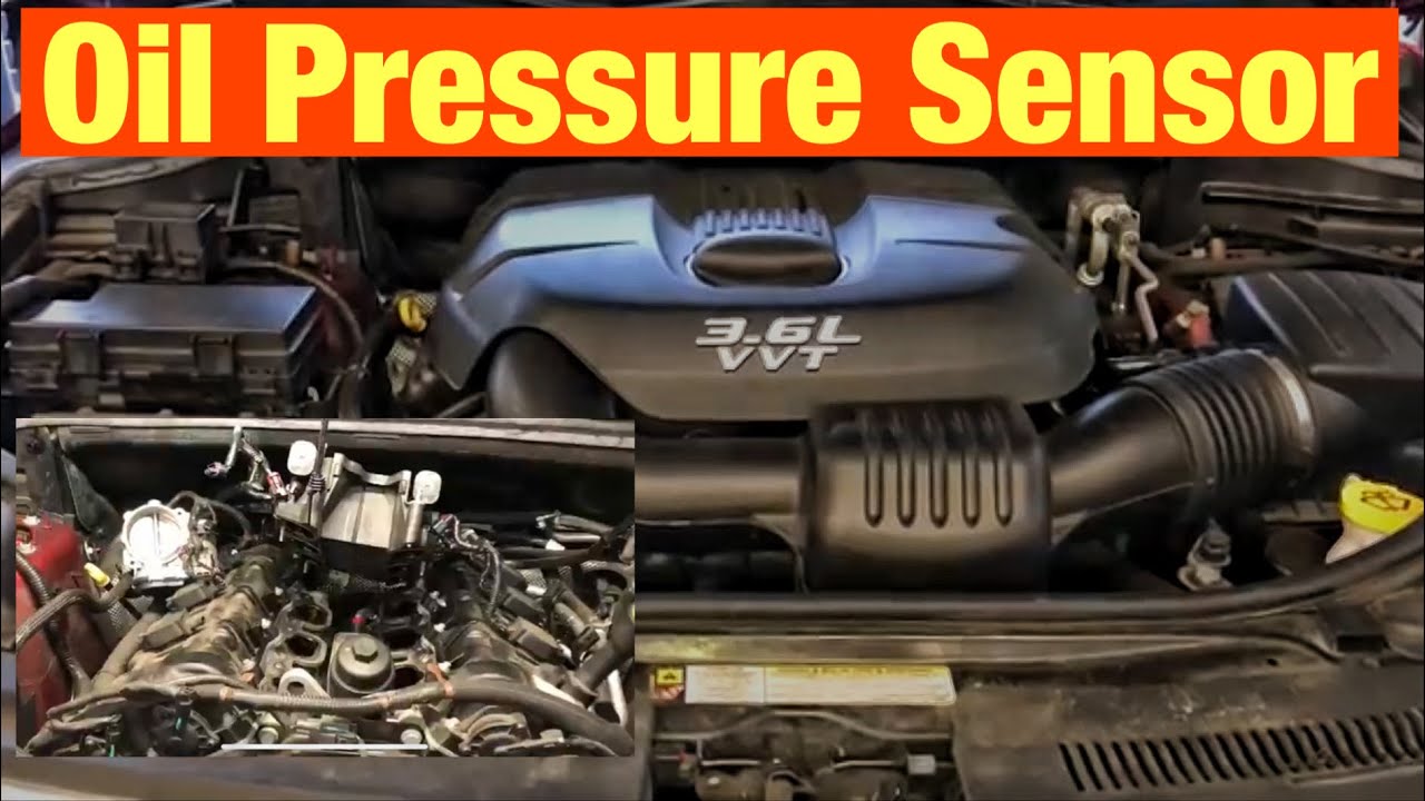 How to Replace the Oil Pressure Sensor on a 2011-2019 Jeep Grand Cherokee  with  Engine - YouTube