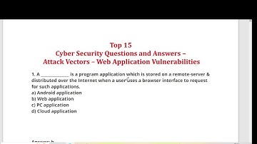 Top 10 Cyber  Security and IT Law MCQ on Web  Application Vulnerabilities