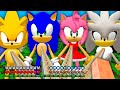 I Found new SECRET TUNNELS of SONIC SUPER AMY ROSE and SILVER in Minecraft !