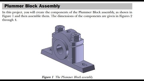 [CATIA] Plummer Block Assembly