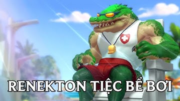 Tốc Chiến : Trang Phục Renekton Tiệc Bể Bơi ( Pool Party Renekton Skin Spotlight Wild Rift )