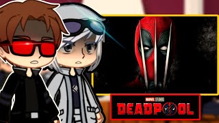 X Men react to Deadpool vs Wolverine | DEADPOOL 3 | MARVEL - GACHA