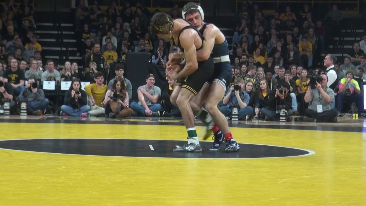 125 lbs Thomas Gilman, Iowa vs Nick Suriano, Penn State YouTube