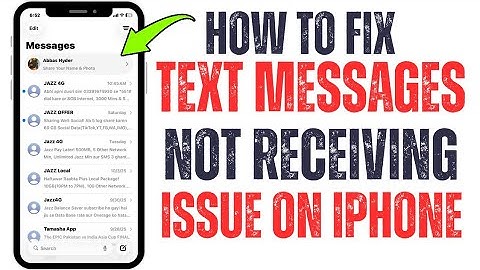 Problemen met het ontvangen van tekstberichten op de iPhone oplossen | iMessage of sms werkt niet...