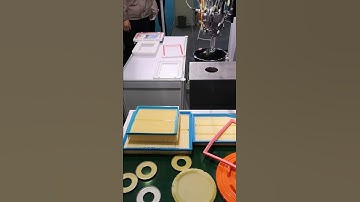 Water clean PU machine for making air filters