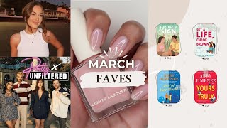 MARCH FAVORITES 2024 (pretty x unfiltered, lights lacquer, abby jimenez) | Samantha Sophia