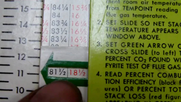 Old school   combustion efficiency test for oil 2