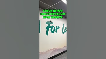 How to check into #frontier flight on the website #gowild