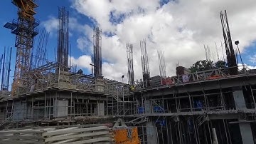 Construction of Highrise Building. (Foundation and Structural Frames Works) Part 105.