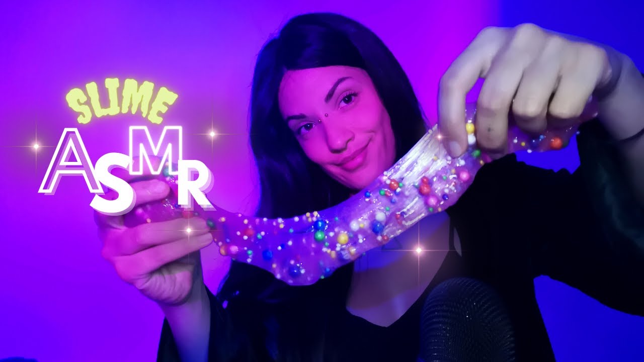 ASMR Slime crunchy sur le micro pour dormir et avoir d'intense frissons 🥴💤 ASMR français no talking