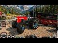 Real Tractor Driving Gameplay 🚜 | Farming Simulator | खेतों में काम &amp; Harvesting #tractorgame #game