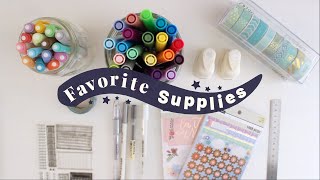 Favorite Bullet Journal Supplies