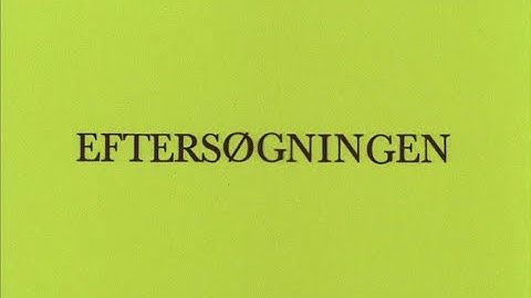 The Search / Eftersøgningen