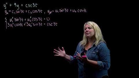 Variation of Parameters Simple Example