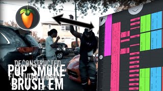 Pop Smoke - Brushem [Deconstructed] 99℅ Accurate FL Studio Mobile #FreeFLM