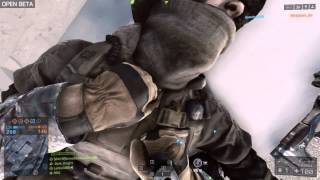 BF4 BETA - Knife Animation (Prone: Right)