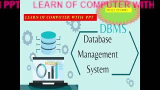 mcqs on data base ppt in english