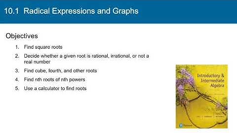 Intermediate Algebra, Section 10.1