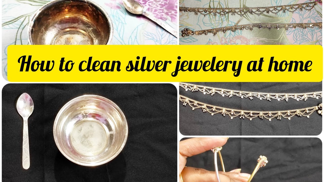 How to clean silver jewellery at homeSimple & easy trick to clean