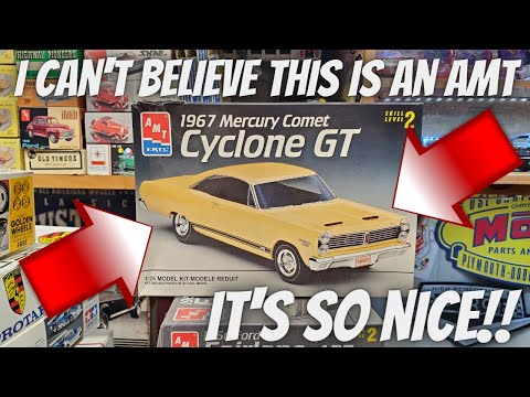 自動車 amt '67 COMET Cyclone-GT Customizing Kit AMT 1967 Mercury Cyclone GT 1:25 Scale Model Kit | Auto