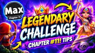 ARCHERO: FIRST HARD CHAPTER #11! LEGENDARY CHALLENGE! TIPS 