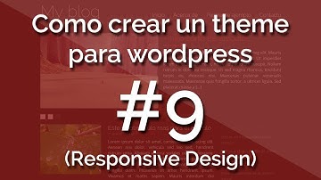 [Curso] Como crear un theme para wordpress con responsive design 9. Diseño del contenido principal