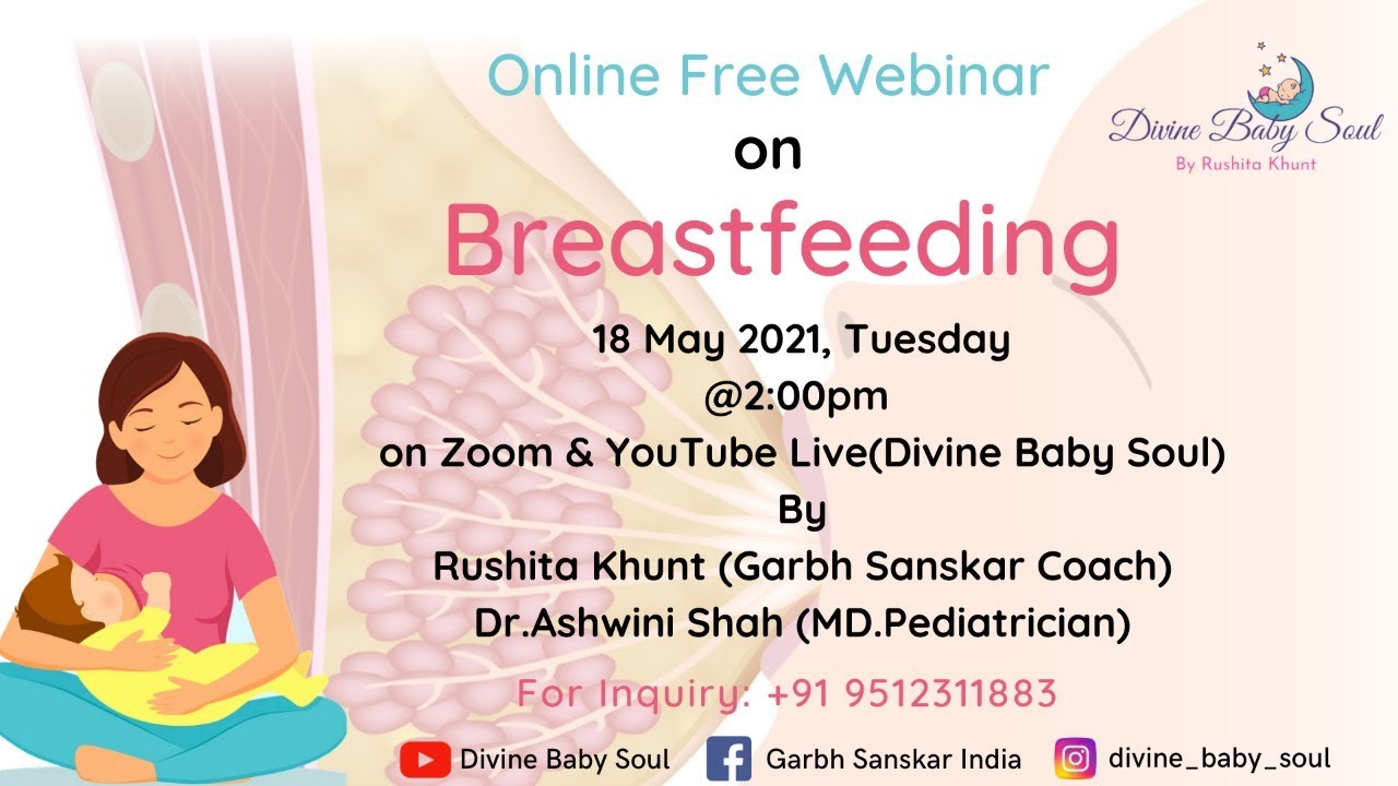 Free Breastfeeding Webinar 18Th May 2021 2:00Pm | Newborn Mothers And  Pregnant Mothers Can Join - Youtube