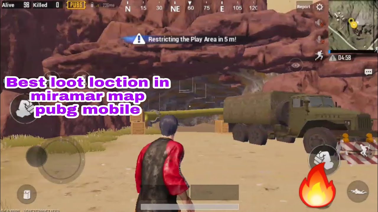 Hidden Location In Miramar Best Loot Pubg Mobile Youtube