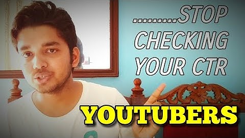 Stop Checking Your CTR | Click Through Rate | Hindi - हिंदी