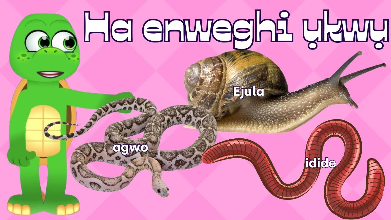 Learn About Slithering Animals With Maazị Nnabe | Igbo Educational Children's Video