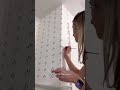 DIY Painted Wallpaper Hack | Easy & Free Bathroom Wall Upgrade