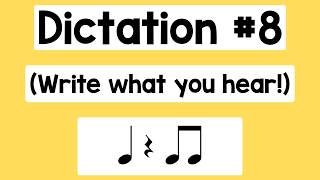 Dictation #8 (Write what you hear!)