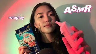 ASMR ⟡ Roleplay treating your fever \u0026 taking care of you (BM/Malaysia)