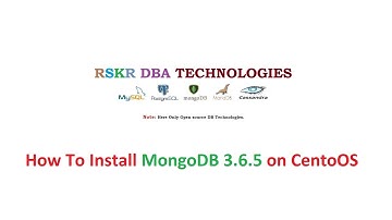 How to install MongoDB 3.6.5  On CentOS