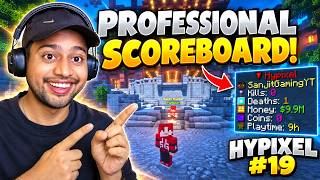Make a Professional Scoreboard Like This! 🔥 | Hypixel Series #19