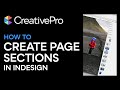 InDesign How-To: Create Sections and Section Markers (Video Tutorial)