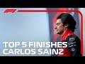 Carlos Sainz's Top 5 Race Finishes