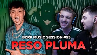 PURA DOBLE P!!! (REACCIÓN) PESO PLUMA || BZRP Music Sessions #55