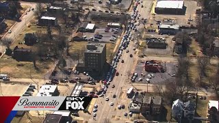 Massive line for free gas causes major traffic jam in St. Louis