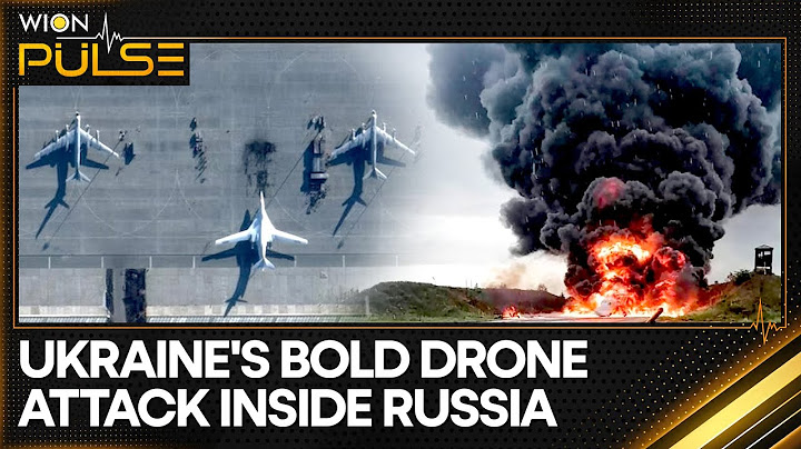 Russia-Ukraine War: Ukrainian Drones Hit 4 SU-34 Fighter Jets at Russian Airbase | WION