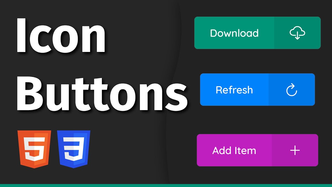 Easily Create Buttons With Icons Using HTML & CSS