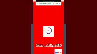 Circular progress bar using html css |  #shorts