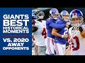 Giants Best Historical Moments vs. 2020 Away Opponents | New York Giants