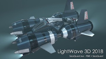 LightWave 3D 2018: PBR SeaQuest scene rendered
