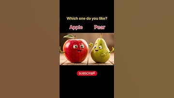 Apple and Pear #ai #funny #asmr #apple