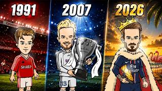 Evolution of david beckham (animated)