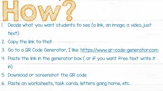 How to Use QR Codes in the Classroom