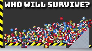 206 COUNTRIES SHUTTER CRUSH - Marble Race in Algodoo